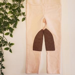 Janie and Jack pink riding pants